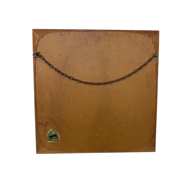 Mid-Century Danish Modern Clark Eaton Teak Bevelled Wall Mirror For Sale In Philadelphia - Image 6 of 8