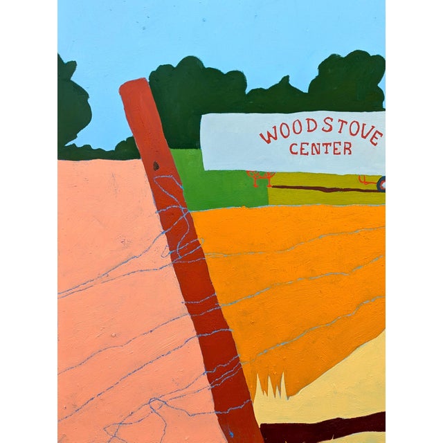 Jacob Spacek “American Rural, Signed #3” Contemporary Colorful Country Landscape Painting, 2025 For Sale - Image 9 of 12