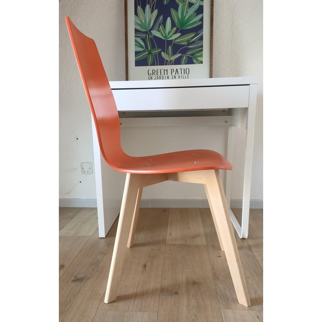 Scandinavian Style Wooden Office Chair, 1990s For Sale - Image 3 of 6