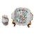 1970s Aynsley Pembroke Chinoiserie Dish and Bud Vase Set – Floral Porcelain Dresser Decor For Sale