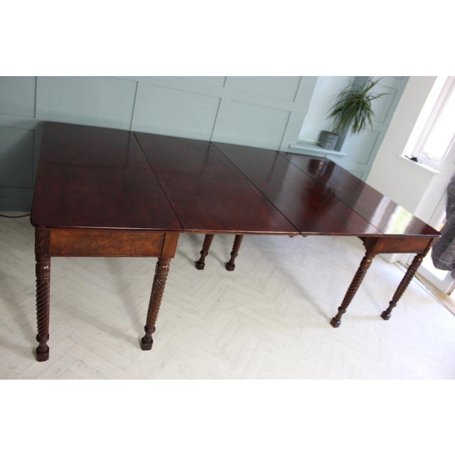 Antique Cuban Mahogany Dining Table For Sale - Image 11 of 18