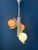 Mid-Century Modern White Pendant Lamp with Opaline Glass Shades For Sale - Image 3 of 13