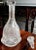 Antique American Brillant Period Fine Lead Cut Crystal Wine Decanter. Description: With Globular Bodied Base and Notched...