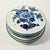 1940s 1940s Vintage Hollywood Regency Boho Chic Delft Hand Painted Covered Trinket Box For Sale - Image 5 of 13