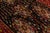 1950s Vintage Shiraz Wool Rug – Hand-Knotted Tribal Medallion Accent Rug in Deep Crimson & Midnight Navy For Sale - Image 5 of 9