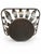 Beautiful mid-century style silver-plated serving basket. Features an openwork slatted leaf/petal design with a raised...