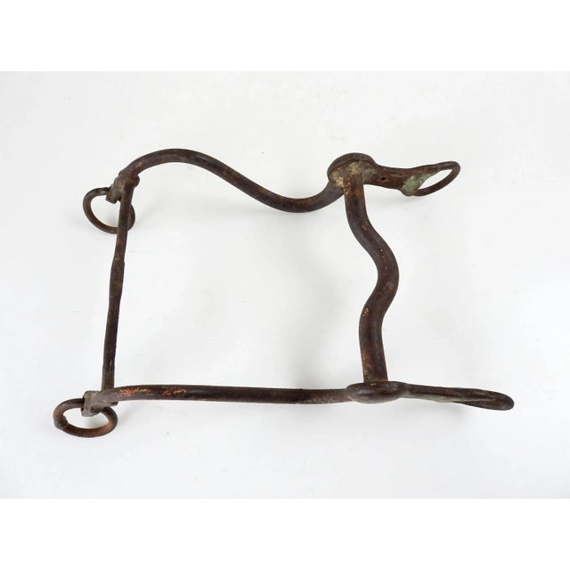 Mid 19th Century Antique 1860's Cavalry Cowboy Western Curb Bit For Sale - Image 5 of 9