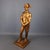 Wood Vintage Carabiniere Statue in Wood and Golden Resin Commemorative Sculpture, 1970s For Sale - Image 7 of 18
