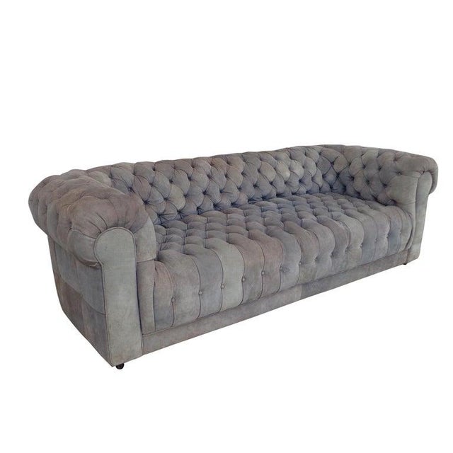 Mid 20th Century Mid 20th Century Edward Wormley-Style Chesterfield Sofa For Sale - Image 5 of 8