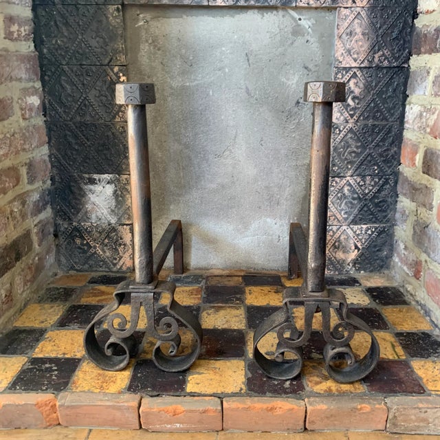 18th Century Andirons, Set of 2 For Sale - Image 5 of 10