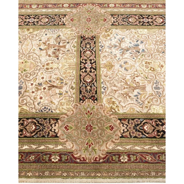 Solo Rugs Mogul, One-of-a-Kind Hand-Knotted Area Rug in Ivory, 3' 0" x 12' 8" For Sale - Image 4 of 8