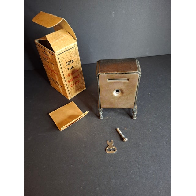 Antique Arcade Cast Iron Majestic Radio Still Bank 1930 Grigsby-Grunow W/ Box For Sale - Image 10 of 18