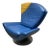 Vintage Swivel Chair in Leather by Rolf Benz For Sale