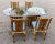 Vintage Boho Chic Glass and Bamboo Table Set - 5 Pieces For Sale - Image 13 of 13