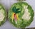 1990's Strata Group Bunny Lane Majolica Dessert/Salad Plates-Set of 8 For Sale - Image 9 of 12