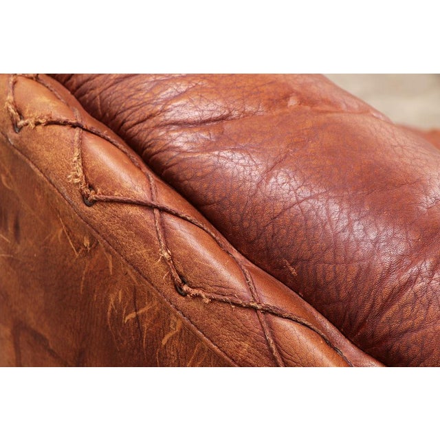 Set of Lounge Set in Cognac Color by Illum Wikkelsø for Ryesberg Møbler, 1970 For Sale - Image 3 of 17