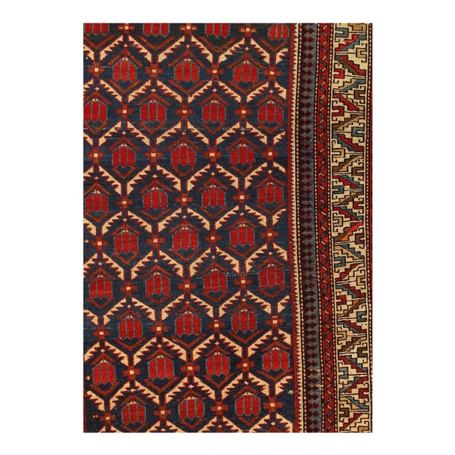 Kazak is a modern shape of old Caucasian rugs which strictly adheres to traditional design elements of the Caucasus. It...