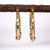 Metal Animal Inspired Estate Hoop Earrings in 14k Solid Gold| Latch Back Closure, 31mm For Sale - Image 7 of 7