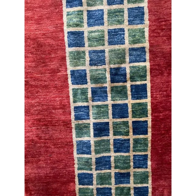 Textile Afghan Modern Design Rug For Sale - Image 7 of 11