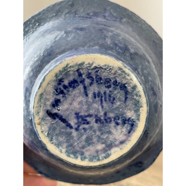 1916 Josef Ekberg for Gustavsberg Ceramic Pottery Bowl For Sale In Philadelphia - Image 6 of 7