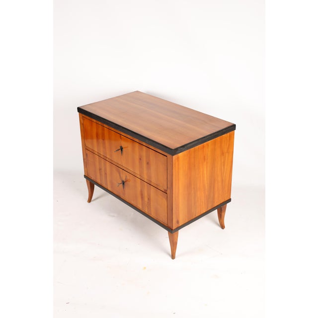 Biedermeier Chest of Drawers in Cherry Wood, 1830 For Sale - Image 6 of 16