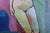 Mid-Century Modern 1960s Nude Portrait Oil Painting For Sale - Image 3 of 8