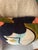 Global Views Veronica Pillow Hand Embroidered Abstract Portrait For Sale In Los Angeles - Image 6 of 11