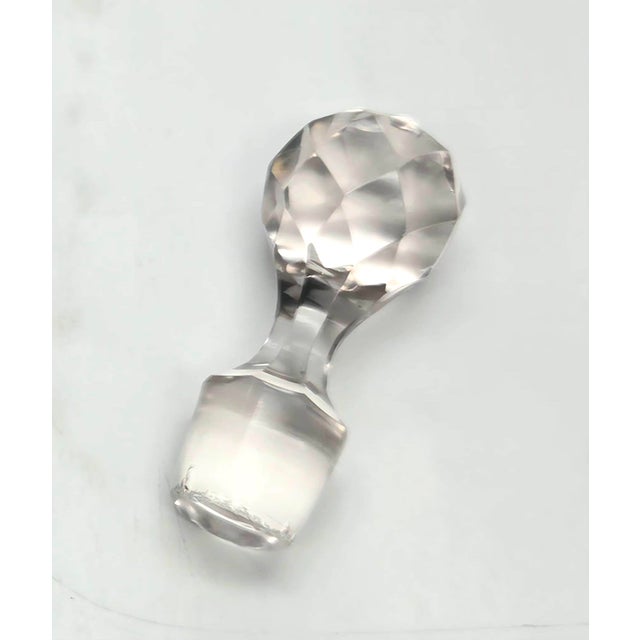 Antique Etched Crystal Decanter With Stopper For Sale In Miami - Image 6 of 12