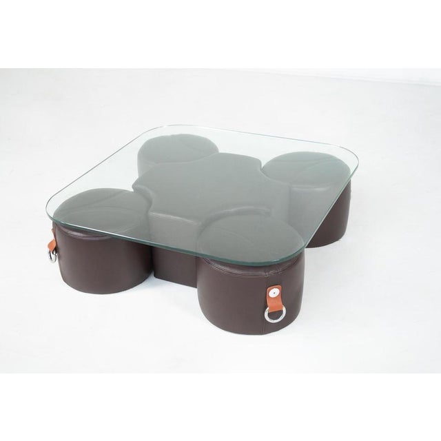 Coffee Table and Stools from Guido Faleschini, 1970s, Set of 5 For Sale - Image 9 of 11