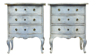 Swedish Painted Commodes, 1880, Set of 2