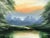 Green Water in the Lake District of England with Lush Trees by British Artist 1976 For Sale - Image 16 of 18