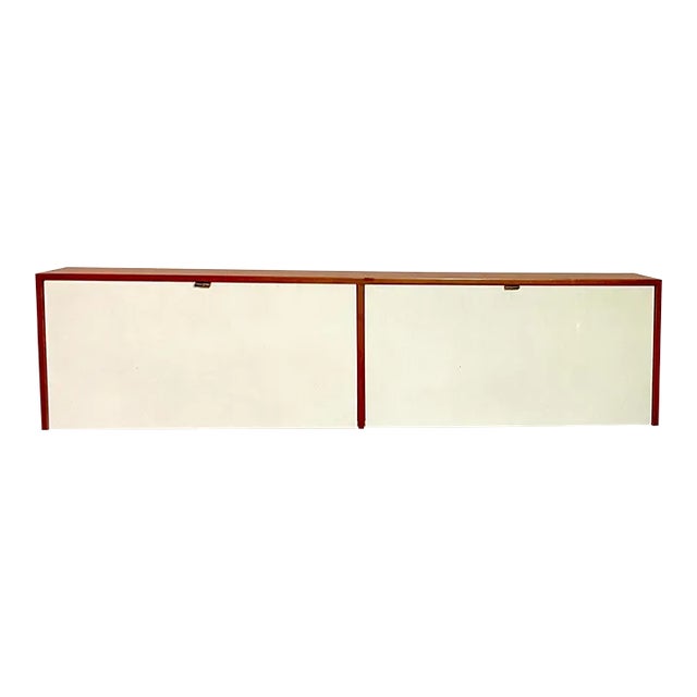 1960s Florence Knoll Wall Hung Credenza For Sale