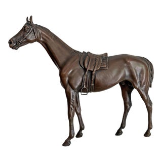 Bronze Thoroughbred Horse Sculpture For Sale