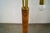 1970’s Mid-Century Modern Rattan & Gold Waterfall Floor Lamp For Sale - Image 11 of 12