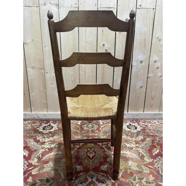 Straw Dining Room Chairs, Set of 2 For Sale - Image 5 of 9