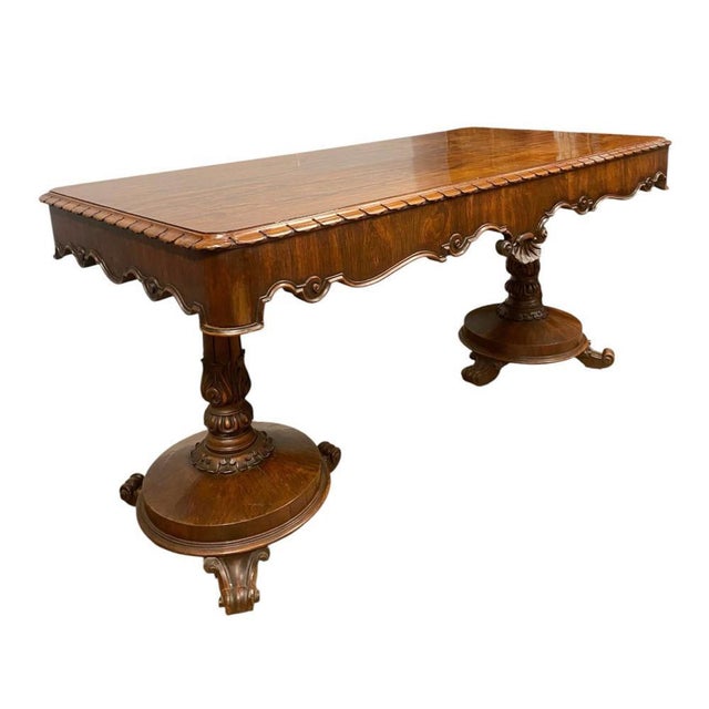 William IV Desk in Mahogany, 1840 For Sale - Image 12 of 12