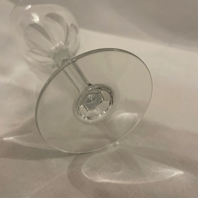 Baccarat Mid 20th Century Baccarat Crystal Wine Glass For Sale - Image 4 of 4