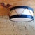 This is a 1940s, flush mount, ceiling light fixture shaped in the manner of a toy snare drum. This whimsical ceiling...