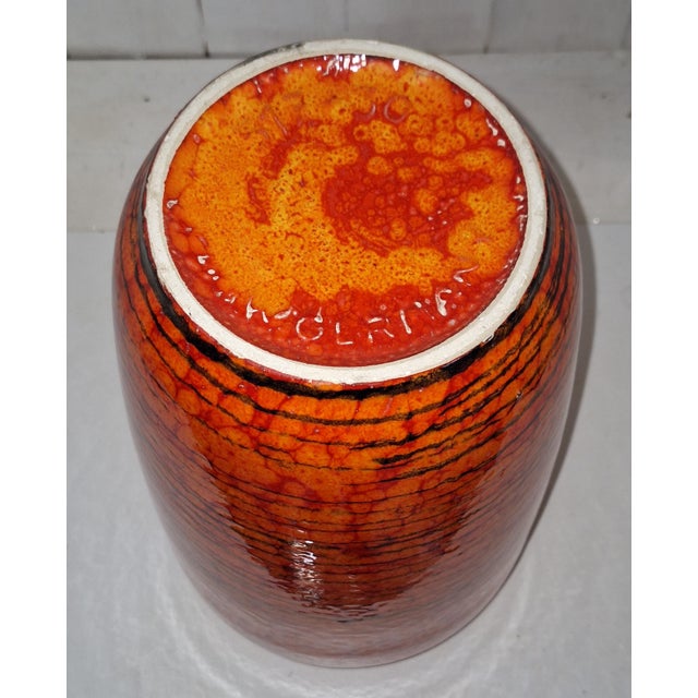 Vintage German Ceramic Vase from Scheurich Keramik, 1970s For Sale - Image 4 of 5