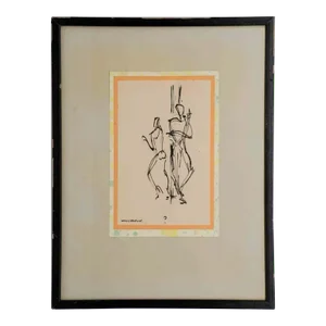 1960s William Littlefield Figurative Drawing