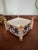 Listing is for an antique Morimura Brothers porcelain cachepot in the French Empire style. The square pot has fluted...