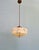 Bauhaus Art Deco Pendant Light in Marbled Opaline Glass, 1920s For Sale - Image 3 of 16