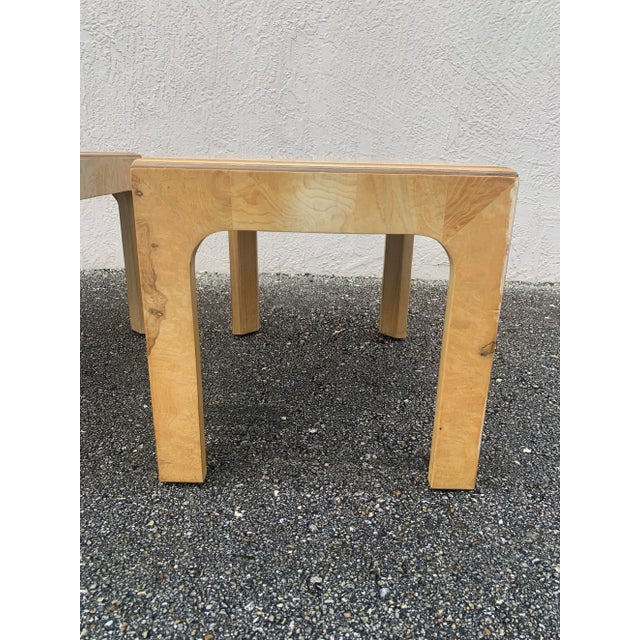 Tan 1980s Henredon Scene Two End Tables - a Pair For Sale - Image 8 of 10
