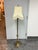 Traditional Antique Spiral Brass Floor Lamp For Sale - Image 3 of 12