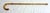 Antique Asian Hand Carved Natural Bamboo Root Wood Faceted Walking Stick Cane For Sale - Image 14 of 15
