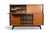 Brown 1950s English Modern Bar Cabinet + Secretary Desk in Mahogany For Sale - Image 8 of 12
