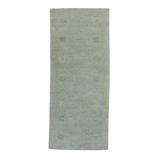 Turkish Oushak Rug 3' x 7' #17839 For Sale