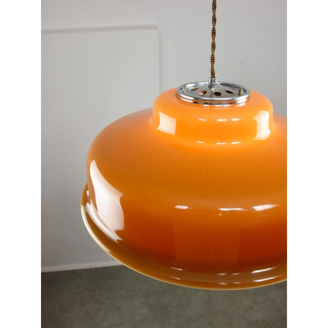 Space Age Brown Pendant from Guzzini, 1970s For Sale - Image 13 of 18