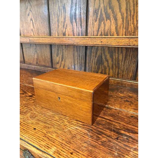 Dunhill Vintage Dunhill Wooden Cigar Humidor, Made in England For Sale - Image 4 of 5