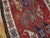 1880s Red Geometric Tribal Antique Handknotted Caucasian Kazak Rug 3'6" X 5'8" Wool Carpet For Sale - Image 4 of 6